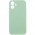 Чохол Silicone Case Full Camera Protective (AA) NO LOGO для Apple iPhone 12 (6.1") Зелений / Pistachio