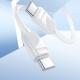Дата кабель Hoco X114 Energy Type-C to Type-C 60W (1m) White