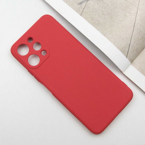 Силіконовий чохол Candy Full Camera для Xiaomi Redmi 12 Червоний / Camellia