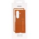 Шкіряний чохол Leather Case (AAA) with stand для Samsung Galaxy Z Fold7 Tan