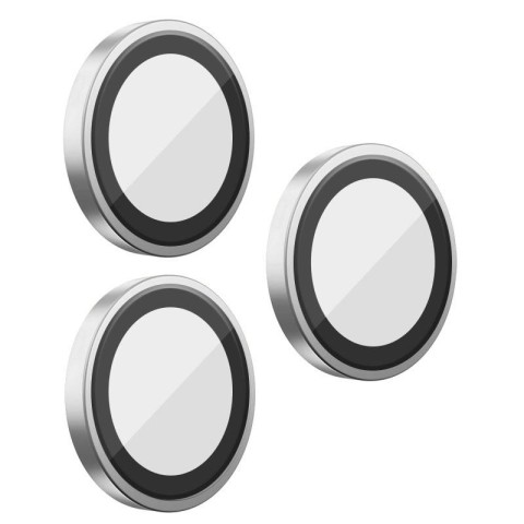 Захисне скло BlueO Metal на камеру для Apple iPhone 17 Pro / 17 Pro Max Срібний / Silver