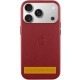 Чохол шкіряний Leather Case (AA) with MagSafe and Animation для Apple iPhone 17 (6.3") Crimson