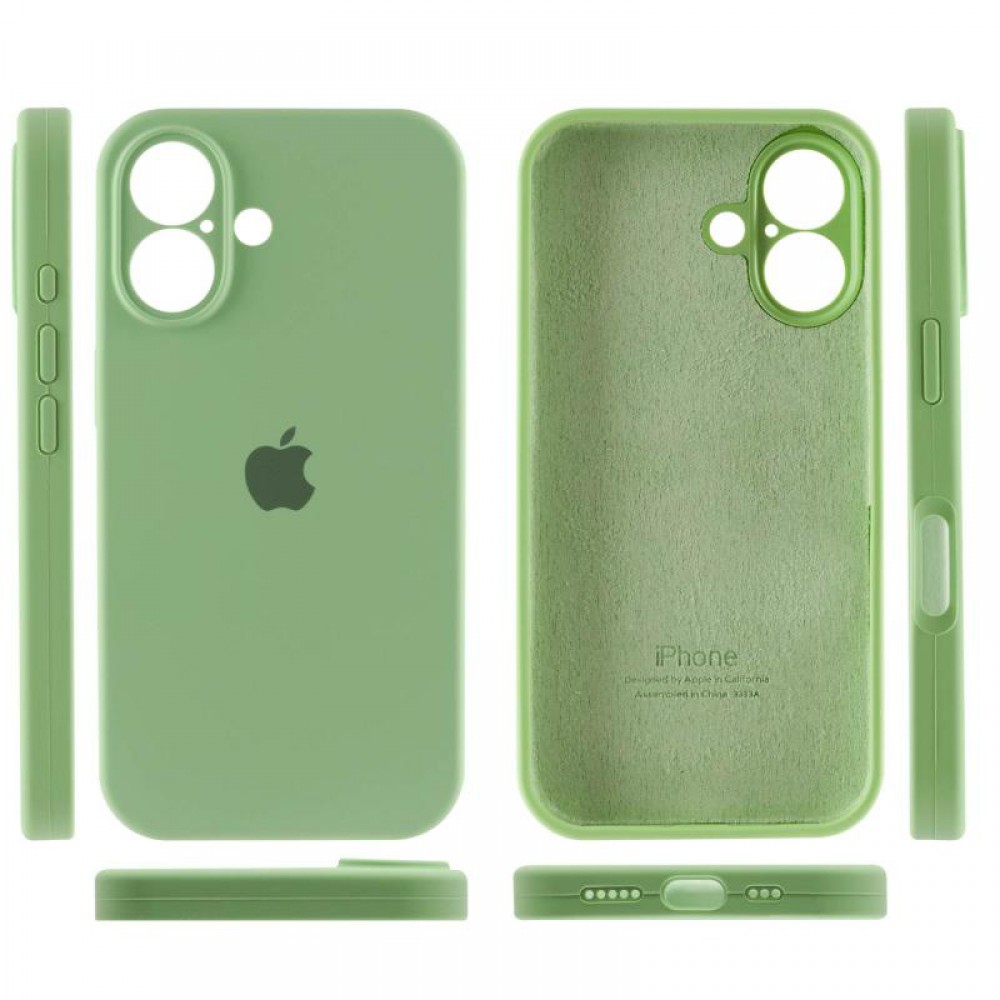 Чехол Silicone Case Full Camera Protective (AA) для Apple iPhone 16 (6.1")