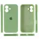 Чохол Silicone Case Full Camera Protective (AA) для Apple iPhone 16 (6.1") М'ятний / Mint
