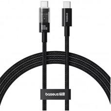Дата кабель Baseus Gem Fast Charging Type-C to Type-C 100W (2m) (P10373000111-01) Cluster Black