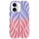 TPU чохол Leaf для Apple iPhone 16 (6.1") Lilac / Pink