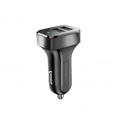 АЗП USAMS US-CC087 C13 2.1A Dual USB Car Charger Чорний