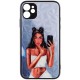TPU+PC чохол Prisma Ladies для Apple iPhone 11 (6.1") Black in White