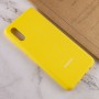 Чохол Silicone Cover Full Protective (AA) для Samsung Galaxy A02 Жовтий / Yellow