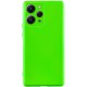 Чохол TPU GETMAN Liquid Silk Full Camera для Xiaomi Redmi 12 Салатовий / Neon Green