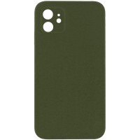 Чохол Silicone Case Square Full Camera Protective (AA) NOLOGO для Apple iPhone 11 (6.1") Зелений / Cyprus Green