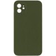 Чохол Silicone Case Square Full Camera Protective (AA) NOLOGO для Apple iPhone 11 (6.1") Зелений / Cyprus Green