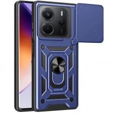 Чохол Ummi Camshield Serge Ring для Xiaomi Redmi Note 14 4G (Europe version) Синій