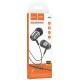 Стерео Навушники Hoco M108 Spring metal universal with mic (3.5mm/1.2m) Metal gray