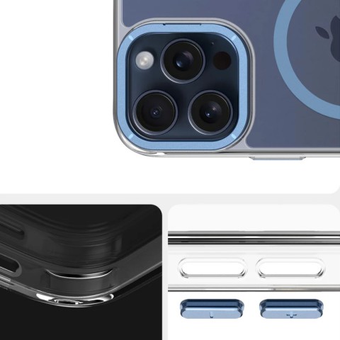 Чохол TPU Space Case Apex with MagSafe для Apple iPhone 16 Pro Max (6.9") Navy Blue