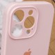 Чохол Silicone Case Full Camera Protective (AA) для Apple iPhone 14 Pro (6.1") Рожевий / Chalk Pink