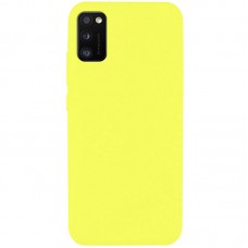 Чохол Silicone Cover Full without Logo (A) для Samsung Galaxy A41 Жовтий / Flash