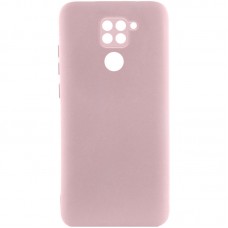 Чохол Silicone Cover Lakshmi Full Camera (AA) для Xiaomi Redmi Note 9 / Redmi 10X Рожевий / Pink Sand