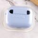 Силіконовий футляр з мікрофіброю для навушників Airpods 3 Блакитний / Lilac Blue