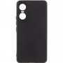 Чохол Silicone Cover Lakshmi Full Camera (A) для Tecno Pop 6 Pro Чорний / Black