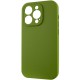 Чохол Silicone Case Full Camera Protective (AA) NO LOGO для Apple iPhone 14 Pro Max (6.7") Зелений / Dark Olive