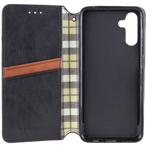 Шкіряний чохол-книжка GETMAN Cubic (PU) для Samsung Galaxy M54 5G Чорний