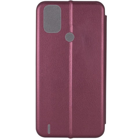 Шкіряний чохол-книжка Classy для Nokia C31 Бордовий