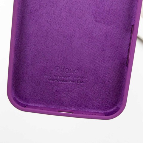 Чохол Silicone Case Full Protective (AA) для Apple iPhone 16 Plus (6.7") Фіолетовий / Grape