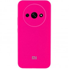 Чохол Silicone Cover Lakshmi Full Camera (AAA) with Logo для Xiaomi Redmi A3 Рожевий / Barbie pink