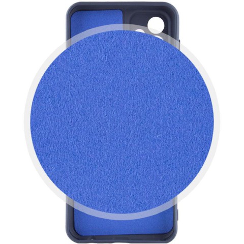Чохол Silicone Cover Lakshmi Full Camera (AAA) для Samsung Galaxy A32 4G Темно-синій / Midnight blue
