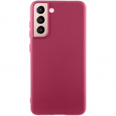 Чохол Silicone Cover Ummi Lakshmi (AA) для Samsung Galaxy S21 Бордовий / Marsala