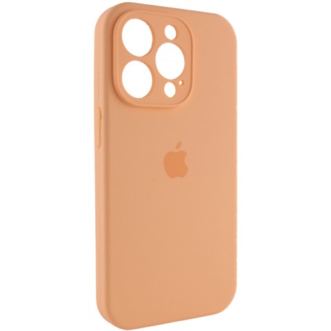 Чохол Silicone Case Full Camera Protective (AA) для Apple iPhone 14 Pro Max (6.7") Помаранчевий / Cantaloupe