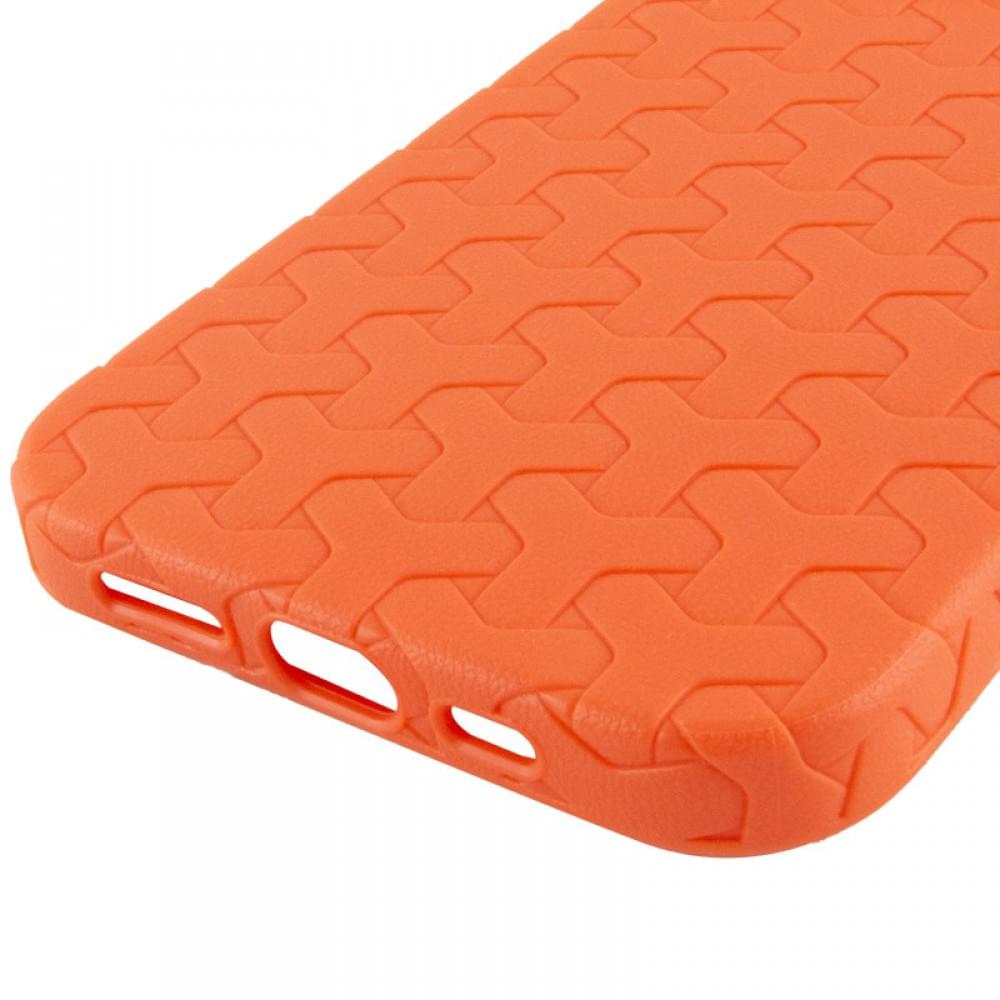 Чохол TPU Weaving для Apple iPhone 12 Pro / 12 (6.1") Orange