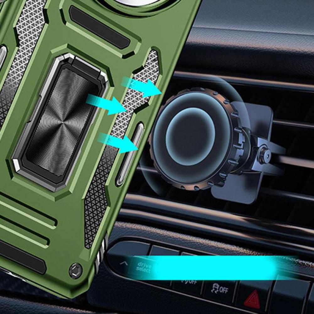 Ударопрочный чехол Camshield Army Ring для Xiaomi Redmi Note 14 Pro 4G/5G / Poco X7