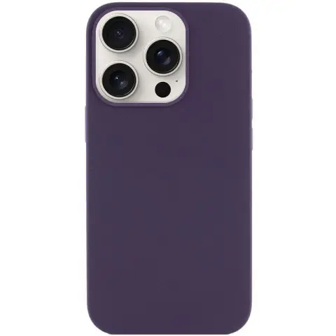 Чохол Silicone Case Full Protective (AA) NO LOGO для Apple iPhone 15 Pro (6.1") Фіолетовий / Elderberry