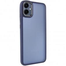Чохол TPU+PC Lyon Frosted для Samsung Galaxy A06 Navy Blue