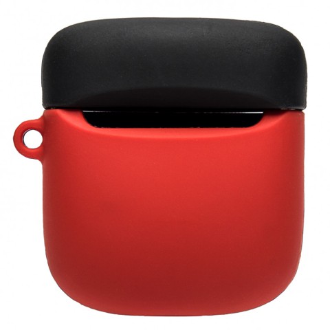 Силіконовий футляр Marvel & DC series для навушників AirPods 1/2 + кільце Супермен/Синій