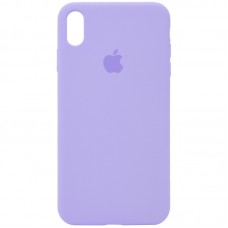 Чохол Silicone Case Full Protective (AA) для Apple iPhone XS Max (6.5") Бузковий / Dasheen
