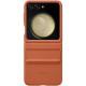 Шкіряний чохол Leather Case (AAA) для Samsung Galaxy Z Flip5 Brown