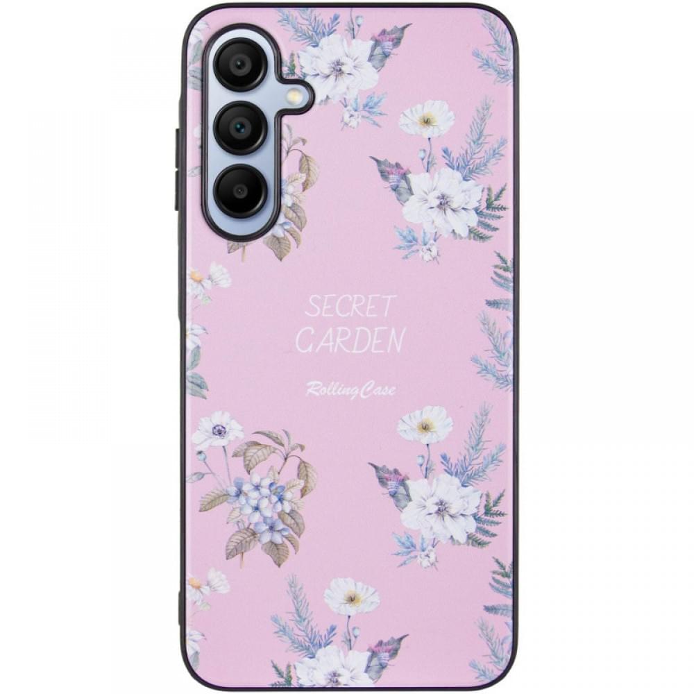 TPU+PC чохол Secret Garden для Samsung Galaxy A15 4G/5G Pink