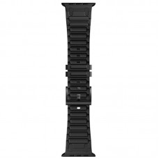 Ремінець Hoco WA35 Emir series thickened silicone strap для Apple watch 44/45/46/49mm Black