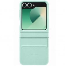 Кожаный чехол Leather Case (AAA) для Samsung Galaxy Z Flip6