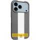 Шкіряний чохол Rally with MagSafe для Apple iPhone 17 Air (6.5") Grey / White