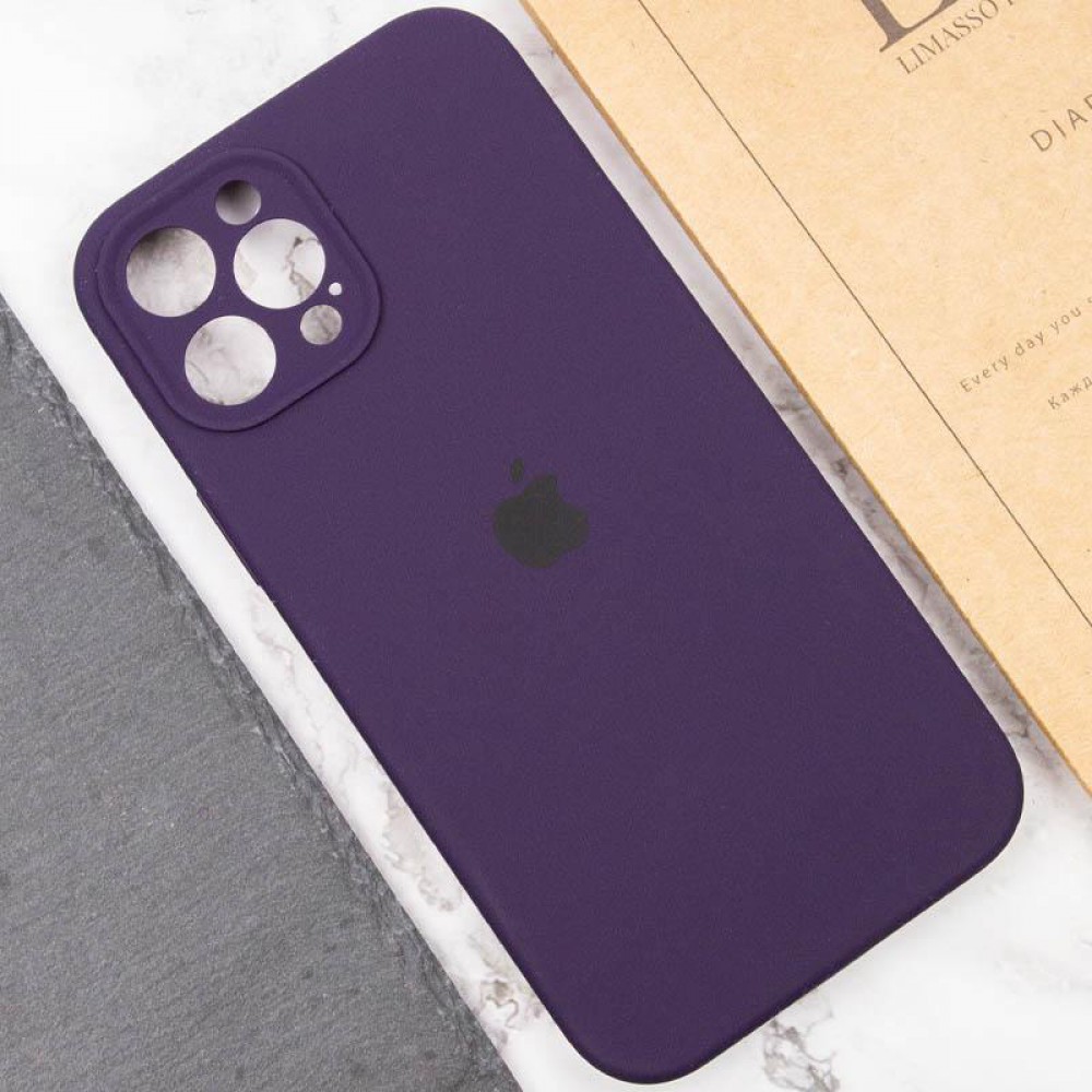 Чехол Silicone Case Full Camera Protective (AA) для Apple iPhone 12 Pro Max (6.7")