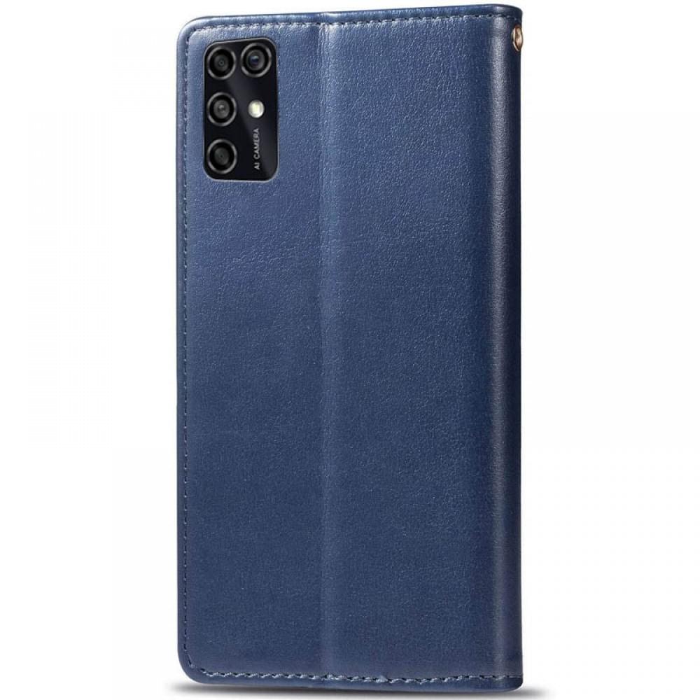 Шкіряний чохол-книжка GETMAN Gallant (PU) для ZTE Blade V2020 Smart Синій