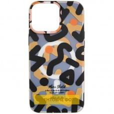 TPU чохол Pastel Chaos with MagSafe для Apple iPhone 17 Air (6.5") Black