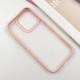 TPU+PC чохол Metal Buttons для Apple iPhone 16 Pro (6.3") Рожевий