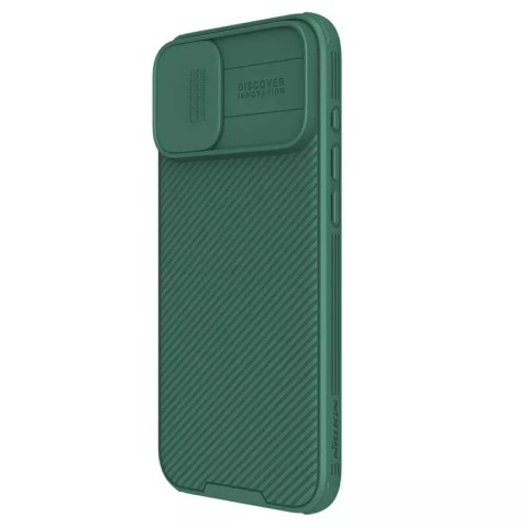 Карбонова накладка Nillkin CamShield Pro для Apple iPhone 16 (6.1") Deep Green