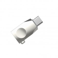 Перехідник Hoco UA9 USB OTG to Type-C Сталевий