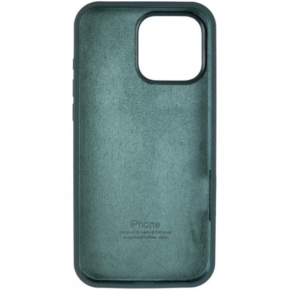 Чохол Silicone Case Full Protective (AA) для Apple iPhone 15 Pro (6.1") Зелений / Forest green